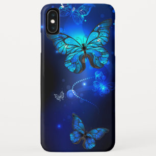 Case-Mate iPhone Case Morpho Butterfly in the Dark Background