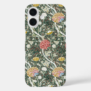 Coque Pour iPhone 16 Morris Cray Vintage Blossom Dessin Floral Vert