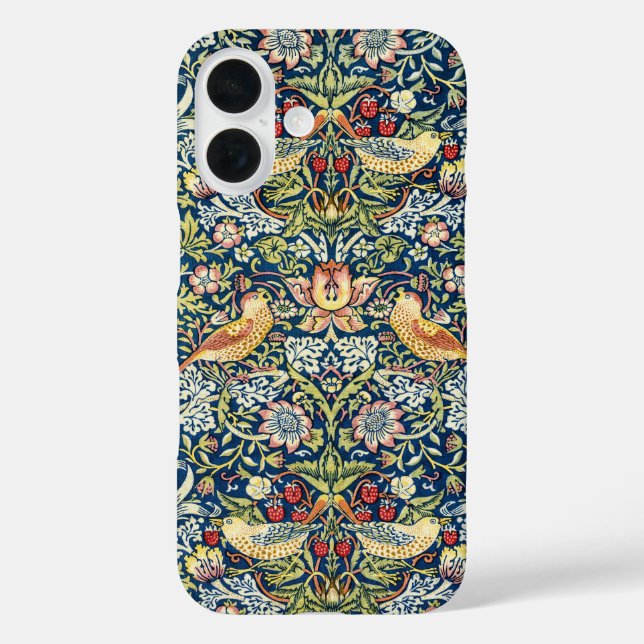 Coques Case-Mate iPhone Morris Voleur de Fraises Jaune Ivoire Ardoise Bleu (Verso)