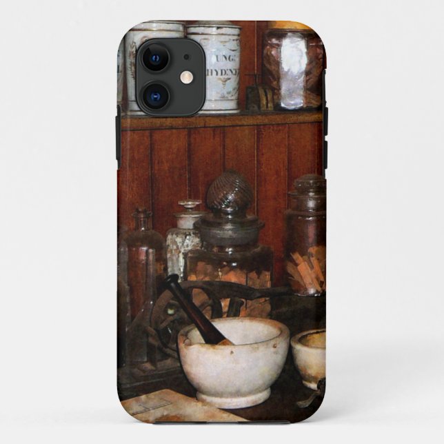 Coques Case-Mate iPhone Mortier et pilons dans le drugstore (Dos)