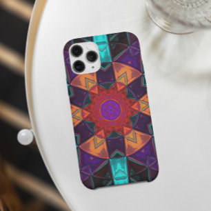 Case-Mate iPhone Case Mosaic Kaleidoscope Fleur Rouge Orange et Bleu