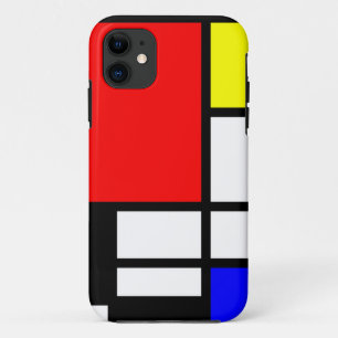 Coque iPhone 11 MOSAIC rectangles carré couleur I + vos idées