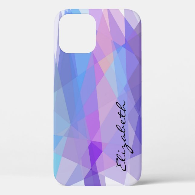 Coques Case-Mate iPhone Mosaïque Abstrait moderne Arrière - plan géométriq (Verso)