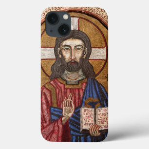 Etui iPhone 13 Mosaïque ancienne de Jésus