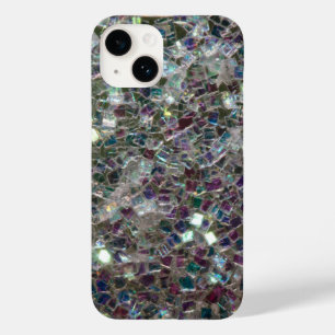 Coque Case-Mate iPhone Mosaïque argentée brillante