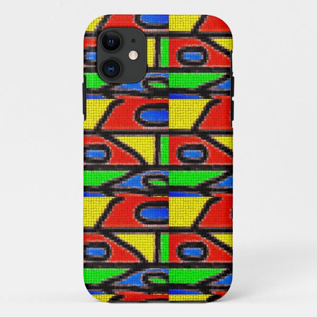 Coques Case-Mate iPhone Mosaïque artisanale, Peinture Barcelone Tilles (Dos)