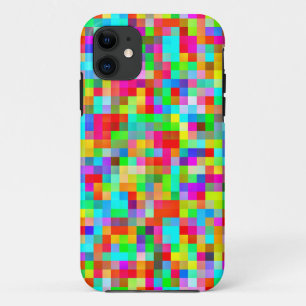 Coque Case-Mate iPhone Mosaïque colorée lumineuse géniale de pixels