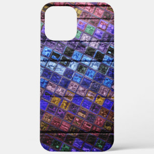 Case-Mate iPhone Case Mosaïque colorée Motif en bois look