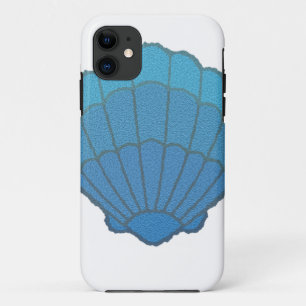 Coques Pour iPhone Mosaïque Coquillage Bleu