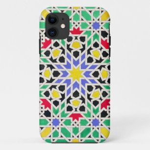 Coques Pour iPhone Mosaïque dans le lambris d'appui du côté est de