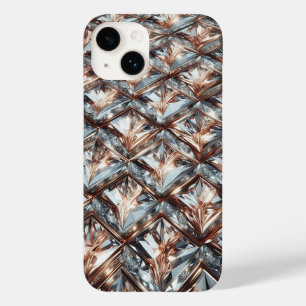 Coque Case-Mate iPhone Mosaïque de diamants géométriques 3D de luxe et do