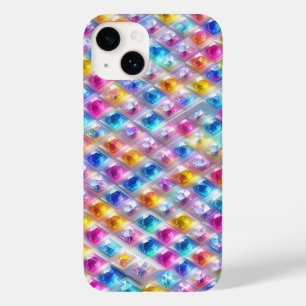 Coque Case-Mate iPhone Mosaïque de luxe en pierres précieuses scintillant