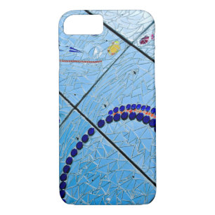 Case-Mate iPhone Case Mosaïque de miroir bleu Abstrait