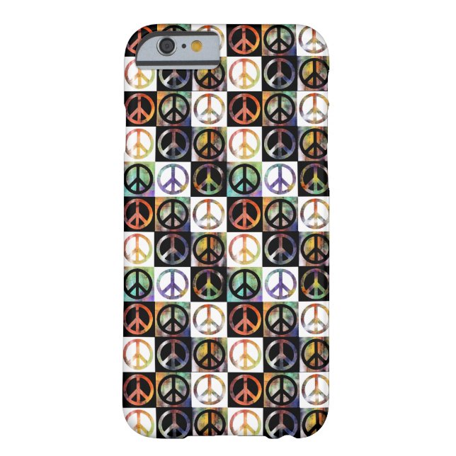 Coques Case-Mate iPhone Mosaïque de signe de paix (Dos)