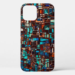 Case-Mate iPhone Case mosaïque de vitrail abstrait