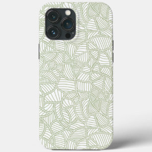 Case-Mate iPhone Case Mosaïque feuille aléatoire vert pâle