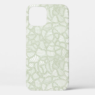 Case-Mate iPhone Case Mosaïque feuille aléatoire vert pâle