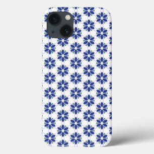 Case-Mate iPhone Case Mosaïque florale bleu marine
