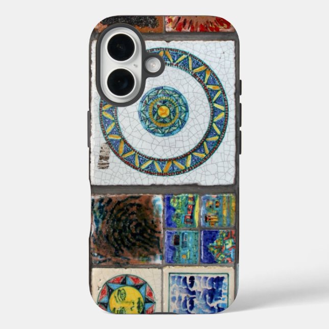 Coques Case-Mate iPhone mosaïque italie (Verso)