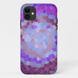 Etui iPhone Case-Mate Mosaïque Mauve Abstraite Tourbillonnante