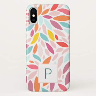 Case-Mate iPhone Case Mosaïque moderne personnalisée Monogramme rose Tur