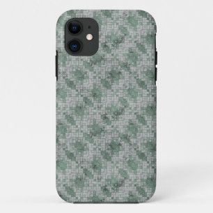 Coque Case-Mate Pour iPhone Mosaïque verte
