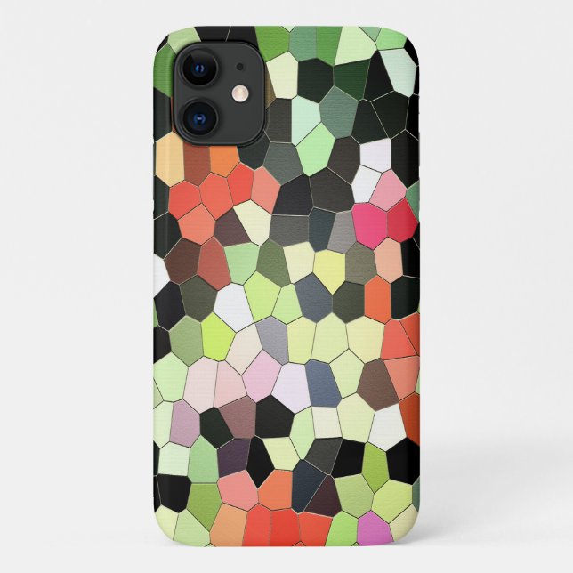 Coques Case-Mate iPhone Mosaïquement amusant...... (Dos)