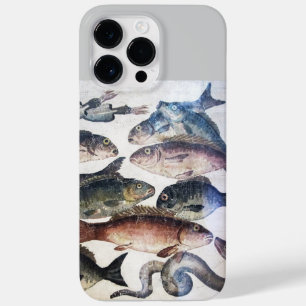 COQUE POUR POUR iPhone 14 PRO MAX MOSAÏQUES ROMAINES ANTIQUES, POISSONS, VIE MARITIM