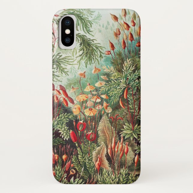 Coques Case-Mate iPhone Mosses, Muscinae Laubmoose par Ernst Haeckel (Dos)