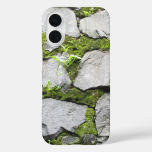 Coque Pour iPhone 16 Mossy Rock Wall