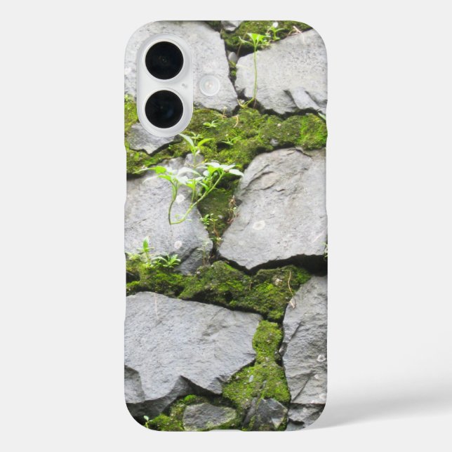 Coques Case-Mate iPhone Mossy Rock Wall (Verso)
