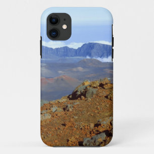 Coque iPhone 11 Mot d'argent sur la rime du cratère de Haleakala 