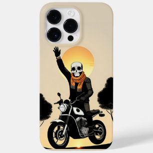 Coque Case-Mate iPhone Motard au masque de crâne en course