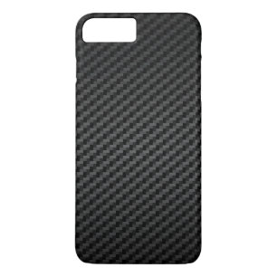 Coque iPhone 8 Plus/7 Plus Moteur de course en fibre de carbone