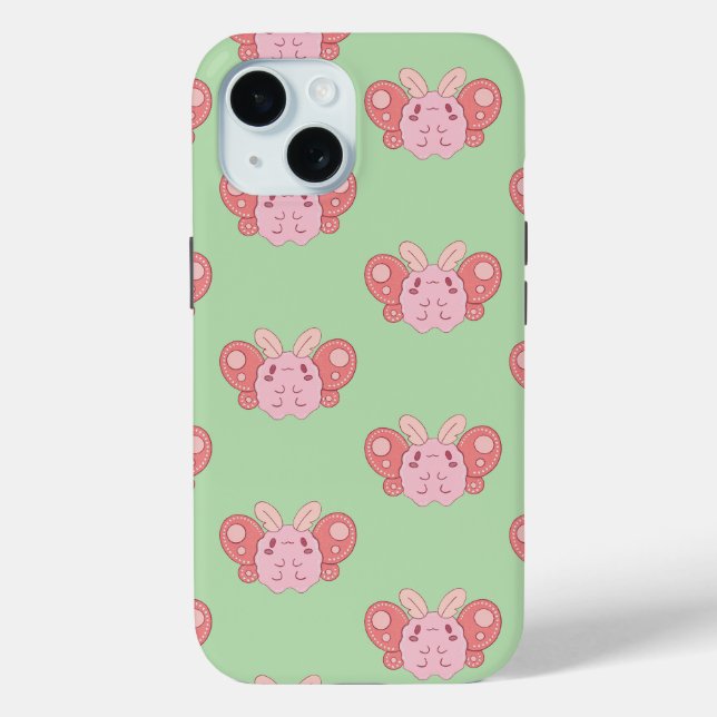Coques Case-Mate iPhone Moth Pêche guimauve (Verso)