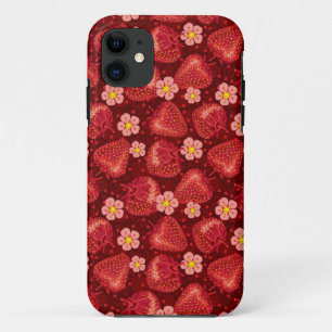 Coque iPhone 11 Motif 2 2 de fraise