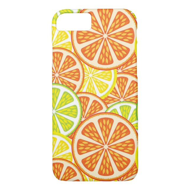 Coques Case-Mate iPhone Motif 2 d'agrume (Dos)