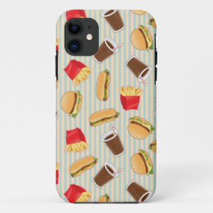 Coque iPhone 11 Motif 2 d'aliments de préparation rapide
