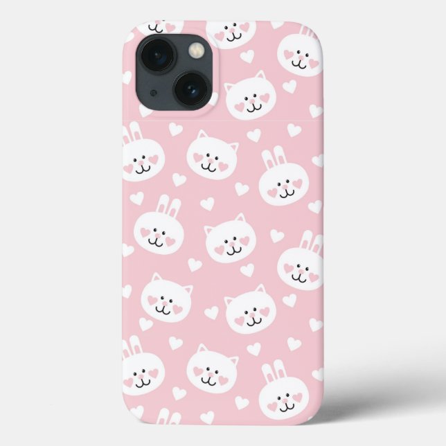 Coques Case-Mate iPhone Motif 2 d'amour (Verso)