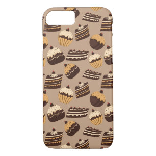 Coque iPhone 8/7 Motif 3 de chocolat et de pâtisseries