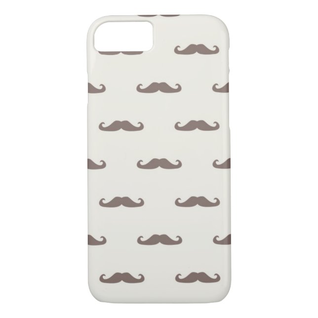 Coques Case-Mate iPhone Motif 3 de hippie de moustache (Dos)
