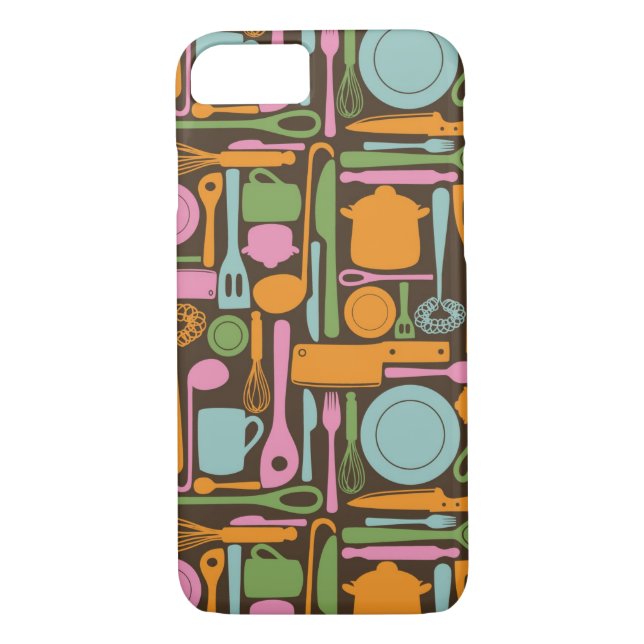 Coques Case-Mate iPhone Motif 3 d'ustensiles de cuisine (Dos)