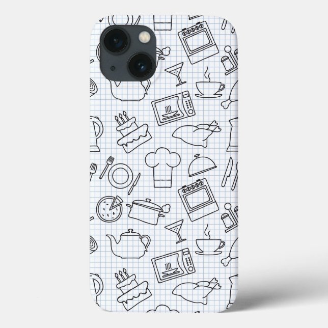 Coques Case-Mate iPhone Motif 4 de cuisine (Verso)