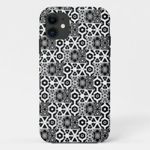 Coque Case-Mate Pour iPhone Motif à bijoux blanc noir le plus froid
