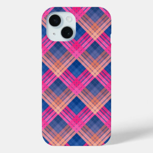 Coque Case-Mate iPhone Motif à carreaux avec coloration en zig zag