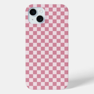 Coque Case-Mate iPhone Motif à carreaux rose poussiéreux