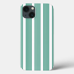 Case-Mate iPhone Case Motif à cinq bandes vert et blanc de la forêt