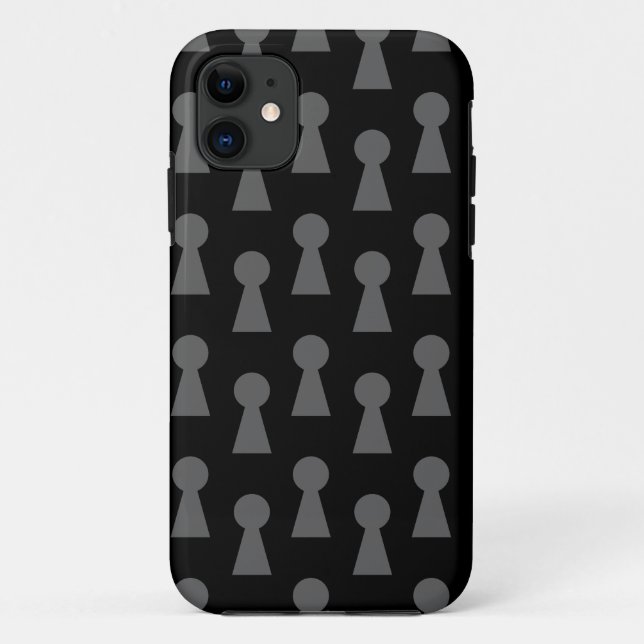 Coques Case-Mate iPhone Motif à clé noire (Dos)