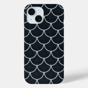 Coque Case-Mate iPhone Motif à échelle à bascule noir et argent