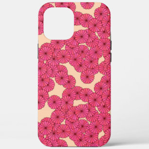 Etui iPhone Case-Mate Motif à fleurs Art Déco - rose et pêche